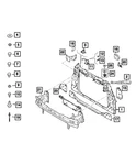 Genuine Mopar Frame Rail Bracket Right 68643071AA. Fixed Price $75.33.