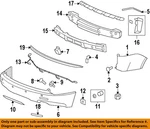 Gm Oem 07-12 Acadia,outlook Rear Bumper Components-insert 15933982. Fixed Price $108.54.