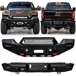Vijay For 2015-2019 Gmc Sierra 2500/3500 Front/rear Bumper W/winch Plate&lights. Fixed Price $449.98.