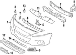 Genuine Nissan Bumper Cover Reinforcement 62240-9HF3A. Fixed Price $44.99.