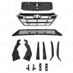 13PC For Tucson 2016-18 Bumper Radiator Cover Upper Lower Chrome Grille Mesh Kit. Fixed Price $89.98.