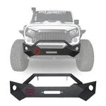 Stubby Steel Front Bumper W/ Winch Plate Bull Bar For 2007-2018 Jeep Wrangler Jk. Fixed Price $279.07.