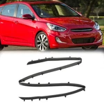New Front Bumper Shield Rubber Seal Strip Trim For 12-17 Hyundai Accent Sedan. Fixed Price $8.99.