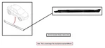 Right Gry Rocker Panel Moulding Oem 2013 Land Rover Evoque LR056510. Fixed Price $100.00.