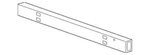 Genuine Ford Mercury 2004-2005 Monterey Bumper Impact Bar Rear 3F2Z-17906-AA. Fixed Price $255.99.