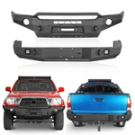 Fit 2005-2011 Toyota Tacoma Full Width Front + Rear Bumper Steel W/ Winch Plate. Fixed Price $759.88.