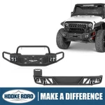 Hooke Road Front Bumper W/bull Bar Rear For Jeep Wrangler Jk 2007-2018. Fixed Price $588.07.