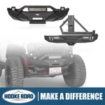 Hooke Road Front Bumper + Tire Carrier Rear For 07-18 Jeep Wrangler Jk. Fixed Price $819.81.