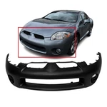 Primed Front Bumper Cover For 2006 2007 2008 Mitsubishi Eclipse. Fixed Price $147.16.