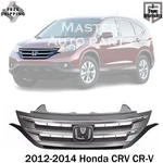 Front Grille Assembly With Chrome Hood Molding For 2012-2014 Honda Crv Cr-v. Fixed Price $99.50.
