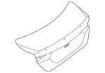 Genuine Nissan Trunk Lid HD300-6LTCB. Fixed Price $523.83.