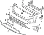 Genuine Volkswagen Insert 3CN-807-248-C. Fixed Price $77.32.