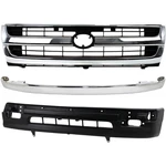 Bumper Face Bar Trim Molding Step Pad Front For Toyota Tacoma 1998-2000. Fixed Price $239.84.