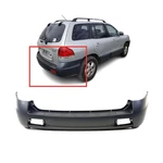 Rear Bumper Cover For 2005-2006 Hyundai Santa Fe Base Gls Limited Lx. Fixed Price $138.34.