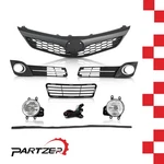 Lower Upper Grille W/stip+fog Lights+bumper Brackets For 2012-2014 Camry Se/xse. Fixed Price $59.49.