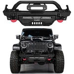 Vijay Fits 2020-2025 Jeep Gladiator Jt Steel Front Bumper With Lights & D-rings. Fixed Price $349.99.