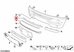 Genuine Mini Cooper One R50 R52 R53 1.4I 1.6I D Trim Strip Chrome 51117032900. Fixed Price $67.38.