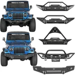 Fit 1997-2006 Jeep Wrangler Tj Front Bumper W/ Winch Plate & D-ring Led Light. Fixed Price $219.12.
