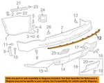 Gm Oem 18-23 Traverse Rear Bumper Components-molding 84065718. Fixed Price $140.94.