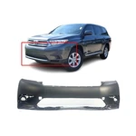 Bumper Cover For 2011-2013 Toyota Highlander TO1000374 Front Primed. Fixed Price $104.70.