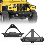 Hooke Road Front + Rear Bumper W/ D-ring & Led Light Fit Jeep Wrangler 1997-2006. Fixed Price $669.85.
