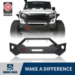 Hooke Road Front Bumper For 2007-2018 Jeep Wrangler Jk W/fog Light Holes. Fixed Price $289.42.