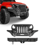Mad Max Steel Front Grille Bumper + Rear Combo For Jeep Wrangler Jl 18-26. Fixed Price $1019.09.