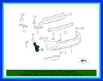 Oem New Toyota Lexus RX450H RX350 Lower Rear Left Driver Side Bumper Retainer. Fixed Price $68.95.