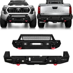 Vijay For 2024-2025 Toyota Tacoma Steel Front/rear Bumper With Winch Plate&light. Fixed Price $579.99.