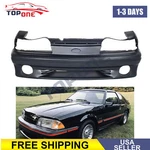 Primed Front Bumper Cover W/ Fog Lamp Holes 1987-1993 Ford Mustang Gt Models. Fixed Price $191.11.