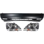 Bumper Cover + Headlight Set Halogen For 1999-2000 Lexus RX300 Base. Fixed Price $403.57.