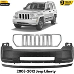 Front Bumper Cover Fascia Paintable & Grille Assembly For 2008-2012 Jeep Liberty. Fixed Price $524.90.