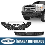 Hooke Road Combo Front & Rear Bumper W/skid Plate Fit 2011-2016 Ford F250 F350. Fixed Price $919.35.