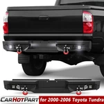 Longsun Steel Rear Bumper Fits 2000-2006 Toyota Tundra With Led Lights & D-rings. Fixed Price $417.00.