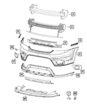 2011-2019 Dodge Journey *new* Bumper Face Foam Impact Absorber ID-68088684AA. Fixed Price $64.99.