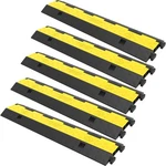 Vevor Speed Bump Protector Ramp 5PCS 2-CABLE Rubber 40"X9.7"X2" Cord Guard. Fixed Price $79.90.
