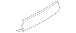 Genuine Nissan Bumper Cover Spacer Panel 85018-5ZW0B. Fixed Price $95.83.
