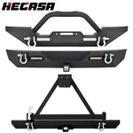 Front Rear Bumper W/ Lights Winch Plate D-rings For 87-06 Jeep Wrangler Tj Yj. Fixed Price $163.99.