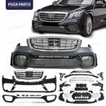 Front Bumper Kit For Mercedes Benz 2014-2020 W222 Class W/ Grille Modified. Fixed Price $664.97.