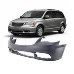 Primed Front Bumper Cover For 2011-2016 Chrysler Town & Country 68088967AA. Fixed Price $131.81.