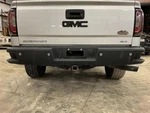 18 Gmc Sierra Chevy Silverado Rhino Lined Rocky Ridge Rear Bumper With Hitch. Fixed Price $200.00.