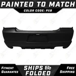 New Painted *PX8 Black* Rear Bumper Cover Fascia For 2011-2014 Dodge Charger. Fixed Price $410.99.