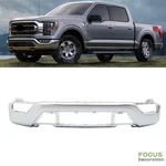 Ford F-150 2021 2022 2023 Chrome Front Bumper Face Bar Without Sensor Holes. Fixed Price $221.51.