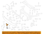 New Genuine Mercedes-benz Radiator Support Strut 2536200700 / 253-620-07-00 Oem. Fixed Price $54.01.