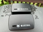 New Marchal 750 759 Fog Light Lamp Covers Set Of 2X Black White Jeep Ford. Fixed Price $99.99.