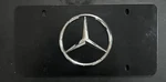 Defects Genuine Mercedes-benz License Plate 3D Star Black Marque Stainless Steel. Fixed Price $15.00.