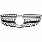 Grille Black W/ Chrome Molding Wo/ Logo Fits 2010 2014 Mercedes Benz Glk-class. Fixed Price $282.61.