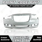 New Painted *PW7 Bright White* Front Bumper Cover For 2011-2014 Chrysler 300. Fixed Price $410.99.