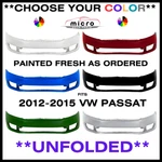 New Front Bumper For 2012-2015 Passat Painted *choose Your Color* VW1000199. Fixed Price $415.07.