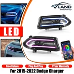 7 Color Vland Rgb Led Headlights For 2015-2023 Dodge Charger Sequential Turn L+r. Fixed Price $376.19.
